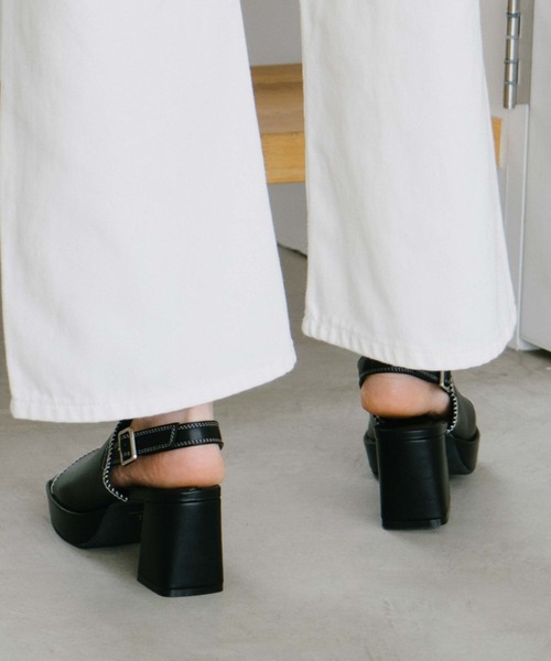 archives（アルシーヴ）の「ストームバックバンドサンダル（サンダル・レディース・ブラック/アイボリー・MEDIUM/LARGE）」の4枚目の写真