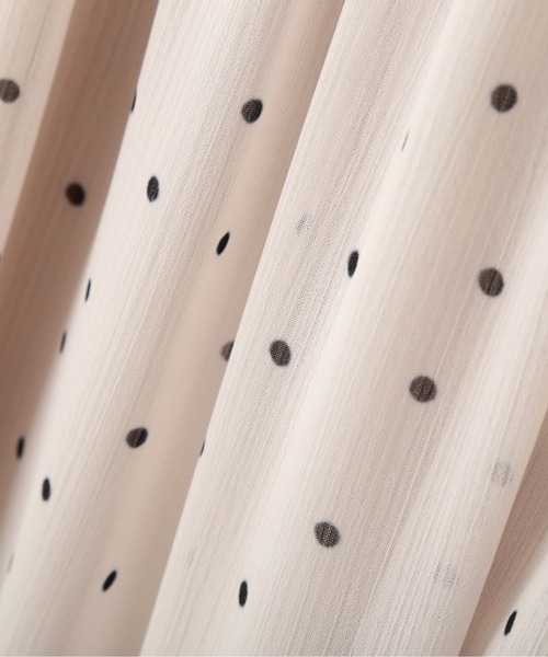 NATURAL BEAUTY BASIC（ナチュラルビューティーベーシック）の「◇楊柳フリルスリーブワンピース（ワンピース・レディース・ベージュ系その他/チャコールグレー/ブラック系その他/オレンジ・SMALL/MEDIUM）」の13枚目の写真