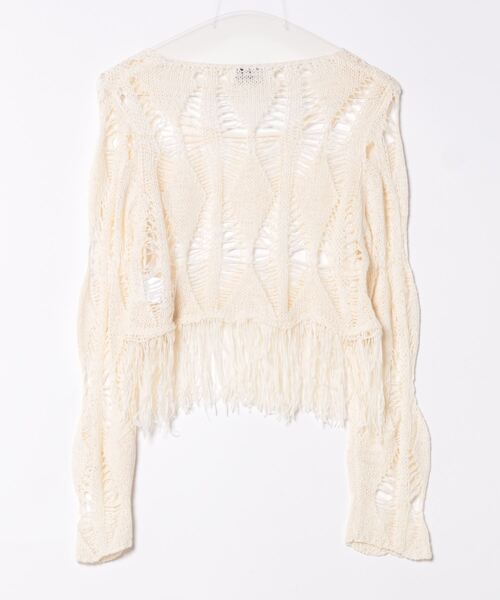 HOOK（フック）の「【HOOK】for girls サマーニット (SS)（Tシャツ/カットソー・レディース・ライトベージュ/ピンク/ブラック・S/L/M）」の18枚目の写真