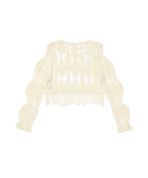 HOOK（フック）の「【HOOK】for girls サマーニット (SS)（Tシャツ/カットソー・レディース・ライトベージュ/ピンク/ブラック・S/L/M）」の8枚目の写真