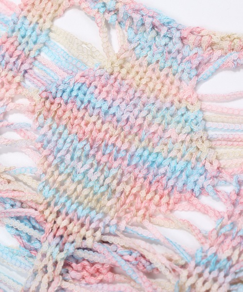 HOOK（フック）の「【HOOK】for girls サマーニット (SS)（Tシャツ/カットソー・レディース・ライトベージュ/ピンク/ブラック・S/L/M）」の11枚目の写真