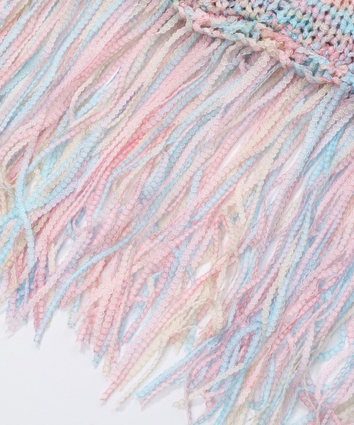 HOOK（フック）の「【HOOK】for girls サマーニット (SS)（Tシャツ/カットソー・レディース・ライトベージュ/ピンク/ブラック・S/L/M）」の12枚目の写真