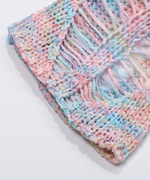 HOOK（フック）の「【HOOK】for girls サマーニット (SS)（Tシャツ/カットソー・レディース・ライトベージュ/ピンク/ブラック・S/L/M）」の14枚目の写真