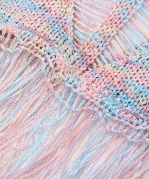 HOOK（フック）の「【HOOK】for girls サマーニット (SS)（Tシャツ/カットソー・レディース・ライトベージュ/ピンク/ブラック・S/L/M）」の15枚目の写真