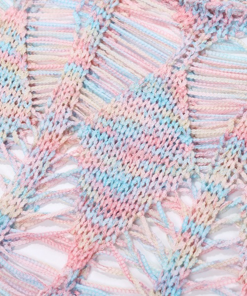 HOOK（フック）の「【HOOK】for girls サマーニット (SS)（Tシャツ/カットソー・レディース・ライトベージュ/ピンク/ブラック・S/L/M）」の16枚目の写真