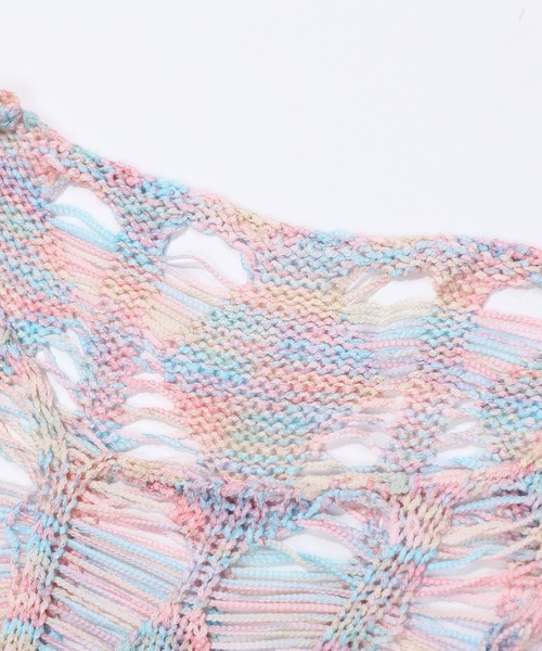 HOOK（フック）の「【HOOK】for girls サマーニット (SS)（Tシャツ/カットソー・レディース・ライトベージュ/ピンク/ブラック・S/L/M）」の17枚目の写真