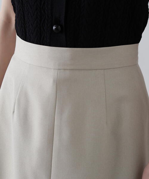 N.（N. Natural Beauty Basic）（エヌエヌナチュラルビューティーベーシック）の「◆ウォッシャブルＡラインスカート（スカート・レディース・ライトベージュ/チャコールグレー・SMALL/MEDIUM）」の19枚目の写真