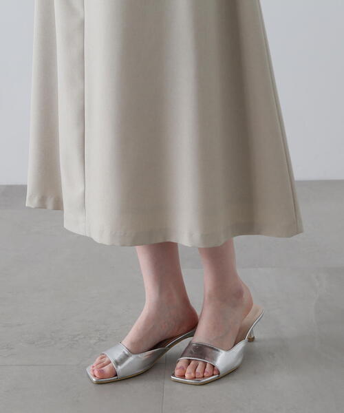 N.（N. Natural Beauty Basic）（エヌエヌナチュラルビューティーベーシック）の「◆ウォッシャブルＡラインスカート（スカート・レディース・ライトベージュ/チャコールグレー・SMALL/MEDIUM）」の21枚目の写真