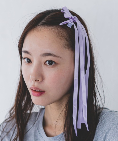 【J.LAUREN】三日月型マーブルラウンドヘアクリップ ラウンドヘアクリップ（バレッタ/ヘアクリップ）｜Libra Cue