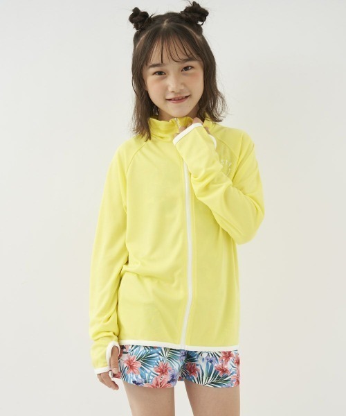 セール】RUSTY/ラスティー キッズ UVケア ラッシュガード FZ 962465