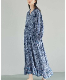 MEDE19F（メデジュウキュウ）の「ＭＥＤＥ１９Ｆ　【ＭＡＤＥ　ＩＮ　ＩＮＤＩＡ　ＣＯＬＬＥＣＴＩＯＮ】　プリントコットンドレス（ワンピース）」