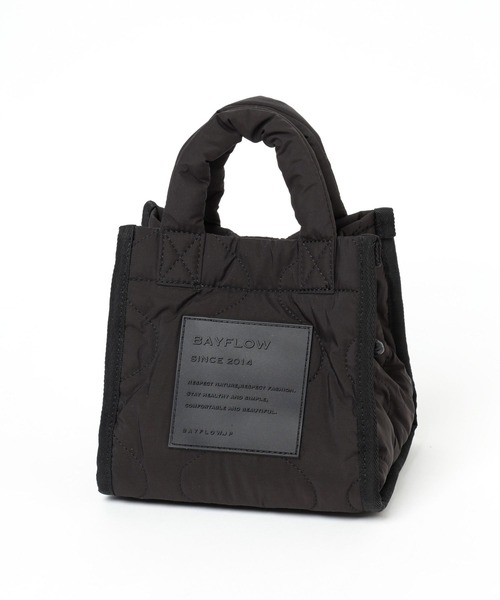 BAYFLOW(ベイフロー)の「キルト変形ミニショルダー(ショルダーバッグ・レディース・コーラルピンク/アイボリー/ブラック/シルバー・FREE)」の13枚目の写真