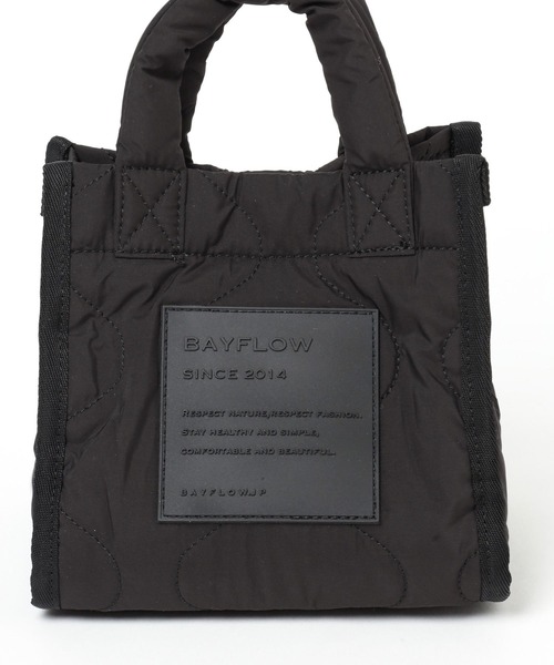 BAYFLOW(ベイフロー)の「キルト変形ミニショルダー(ショルダーバッグ・レディース・コーラルピンク/アイボリー/ブラック/シルバー・FREE)」の17枚目の写真