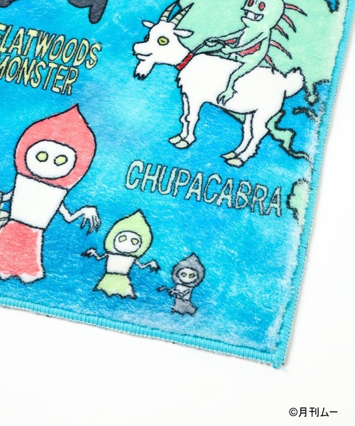 カッパ　マット niko and（ニコアンド）の「【月刊ムー】コラボ トイレマット