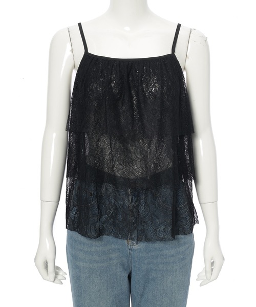 fifth（フィフス）の「レースビスチェ（キャミソール・レディース・アイボリー/ブラック/ベビーピンク・M）」の22枚目の写真