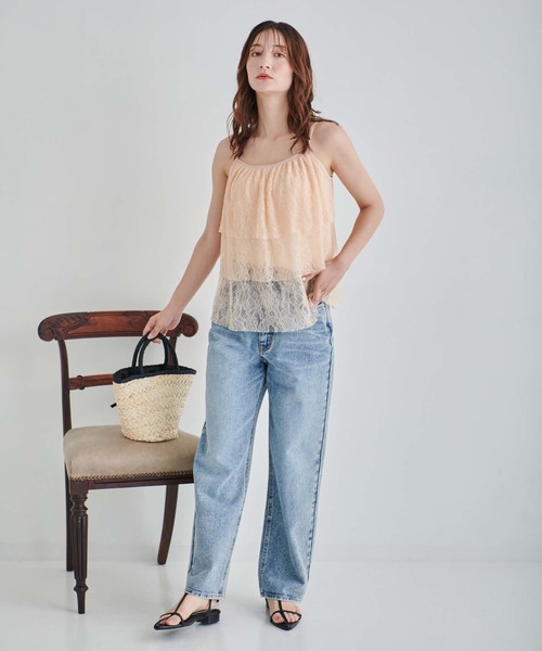 fifth（フィフス）の「レースビスチェ（キャミソール・レディース・アイボリー/ブラック/ベビーピンク・M）」の9枚目の写真