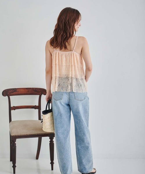 fifth（フィフス）の「レースビスチェ（キャミソール・レディース・アイボリー/ブラック/ベビーピンク・M）」の10枚目の写真