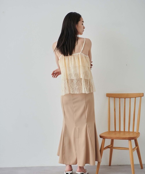 fifth（フィフス）の「レースビスチェ（キャミソール・レディース・アイボリー/ブラック/ベビーピンク・M）」の7枚目の写真