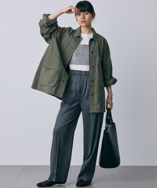 BABYLONE(バビロン)の「[OT}FRENCH FIELD JKT(ミリタリージャケット・レディース・カーキ/キャメル・フリー)」の9枚目の写真