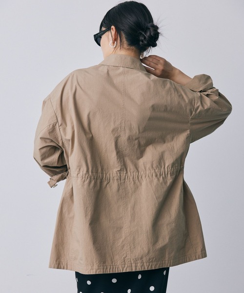 BABYLONE(バビロン)の「[OT}FRENCH FIELD JKT(ミリタリージャケット・レディース・カーキ/キャメル・フリー)」の8枚目の写真