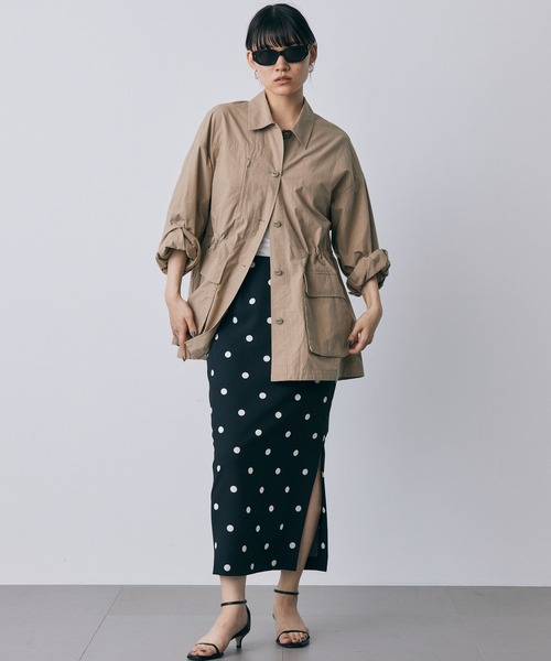 BABYLONE(バビロン)の「[OT}FRENCH FIELD JKT(ミリタリージャケット・レディース・カーキ/キャメル・フリー)」の3枚目の写真