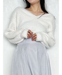 MERCURYDUO | 2WAYミニシャギーコンパクトニット(ニット/セーター)