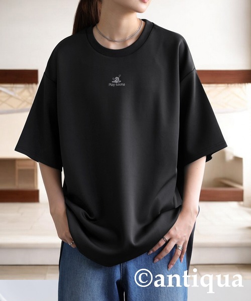 ロゴプリントTシャツ（Tシャツ/カットソー）｜antiqua（アンティカ）