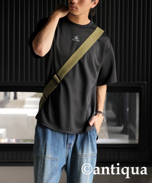antiqua(アンティカ)の「ロゴプリントTシャツ(Tシャツ/カットソー・レディース・ブラック/ホワイト・P/R)」の15枚目の写真