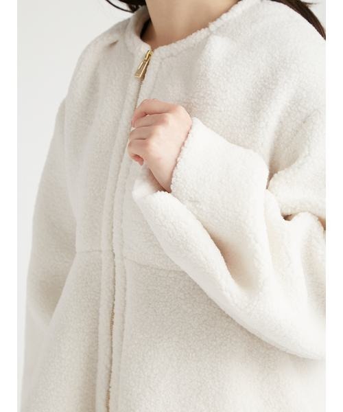 CELFORD（セルフォード）の「ボアペプラムジャケット（その他アウター