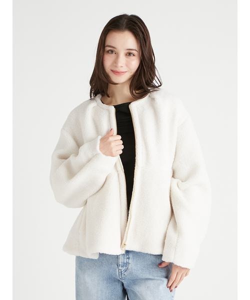 CELFORD（セルフォード）の「ボアペプラムジャケット（その他アウター