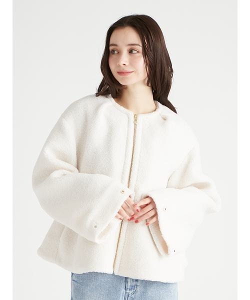 CELFORD（セルフォード）の「ボアペプラムジャケット（その他アウター