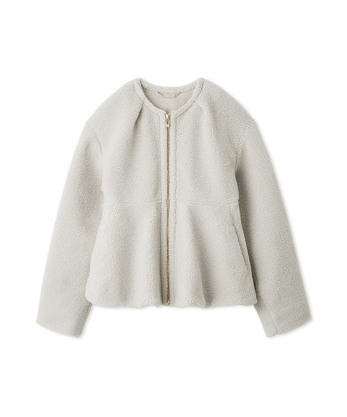 CELFORD（セルフォード）の「ボアペプラムジャケット（その他アウター