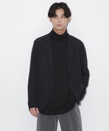 合繊スリムセットインスリーブラペルジャケット