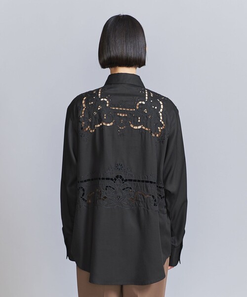 BEAUTY&YOUTH UNITED ARROWS（ビューティーアンドユースユナイテッドアローズ）の「セルロース エンブロイダリー シャツ（シャツ/ブラウス・レディース・オリーブ/ブラック・FREE）」の21枚目の写真