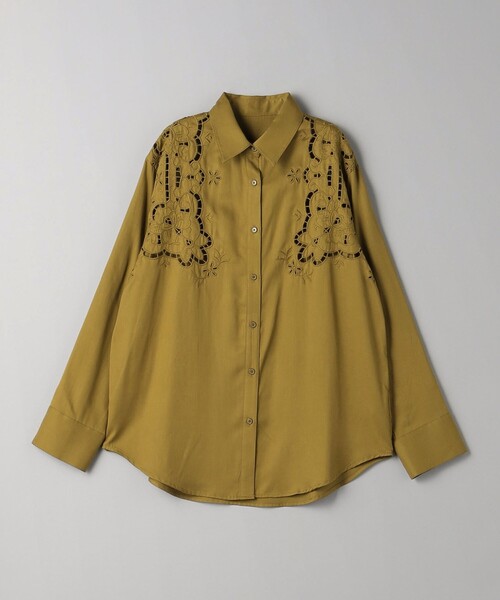 BEAUTY&YOUTH UNITED ARROWS（ビューティーアンドユースユナイテッドアローズ）の「セルロース エンブロイダリー シャツ（シャツ/ブラウス・レディース・オリーブ/ブラック・FREE）」の20枚目の写真