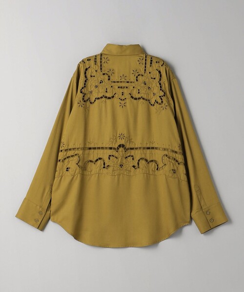 BEAUTY&YOUTH UNITED ARROWS（ビューティーアンドユースユナイテッドアローズ）の「セルロース エンブロイダリー シャツ（シャツ/ブラウス・レディース・オリーブ/ブラック・FREE）」の19枚目の写真