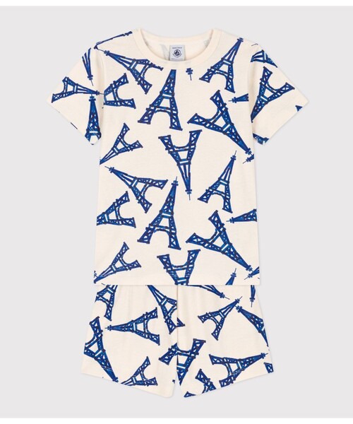半袖パジャマ（ルームウェア/パジャマ）｜PETIT BATEAU（プチバトー）
