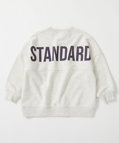セール】STANDARD バックロゴ プリント スウェットトレーナー