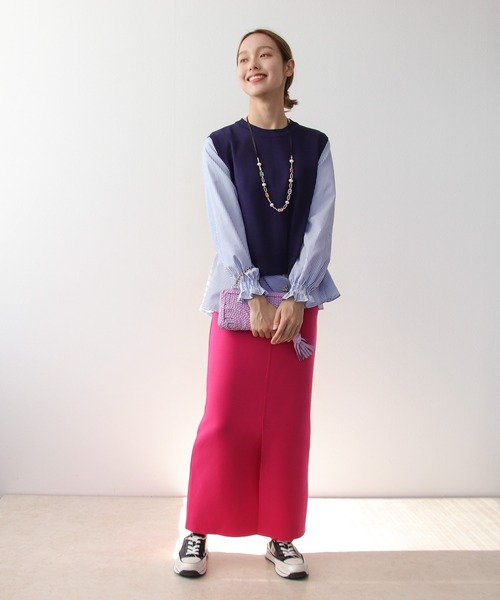 Three Four Time（ｽﾘｰﾌｫｰﾀｲﾑ）の「ダンボールスカート（スカート・レディース・ブラック/ブルー/ピンク・FREE）」の15枚目の写真