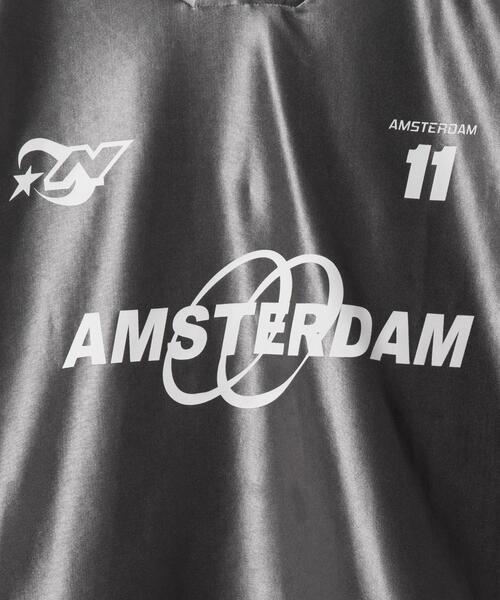 WEGO（ウィゴー）の「WEGO/サテンゲームグラフィックプルオーバー（Tシャツ/カットソー・レディース・ピンク/ネイビー/グレー/ワイン・FREE）」の12枚目の写真