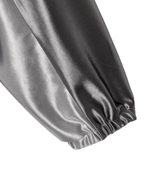 WEGO（ウィゴー）の「WEGO/サテンゲームグラフィックプルオーバー（Tシャツ/カットソー・レディース・ピンク/ネイビー/グレー/ワイン・FREE）」の11枚目の写真