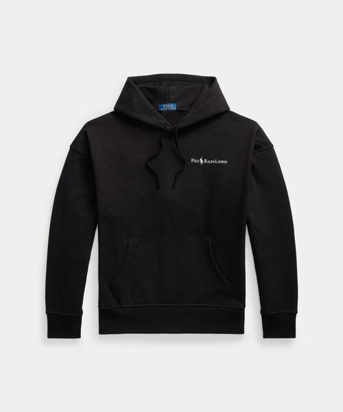 リラックスド フィット ロゴ フリース フーディ（パーカー）｜POLO