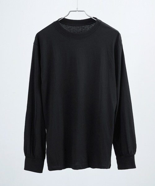 Fashion Letter(ファッションレター)の「【M-4L】ロングスリーブベーシックTシャツ ロンT カットソー プルオーバー オーバーサイズ ビッグシルエット サイズ豊富 カラバリ豊富(Tシャツ/カットソー・レディース・杢グレー/グレイッシュベージュ/モカ/ブラック/オフホワイト・LL/3L/L/4L/M)」の16枚目の写真