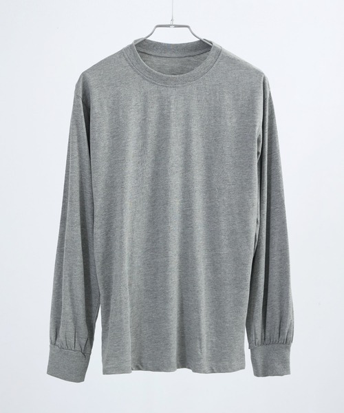 Fashion Letter(ファッションレター)の「【M-4L】ロングスリーブベーシックTシャツ ロンT カットソー プルオーバー オーバーサイズ ビッグシルエット サイズ豊富 カラバリ豊富(Tシャツ/カットソー・レディース・杢グレー/グレイッシュベージュ/モカ/ブラック/オフホワイト・LL/3L/L/4L/M)」の15枚目の写真