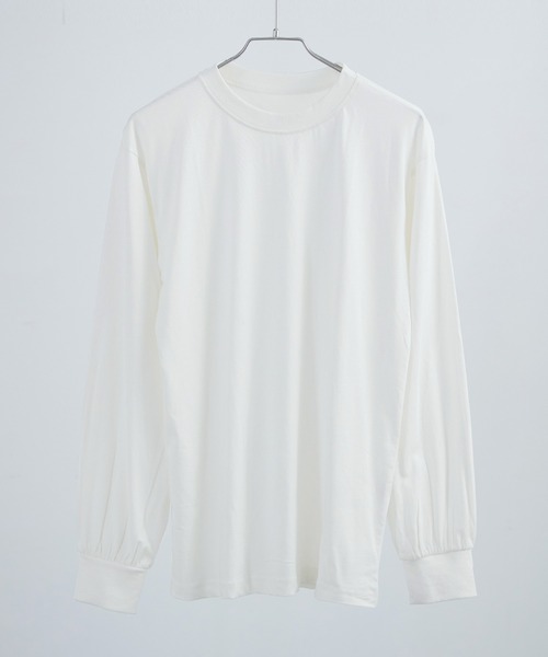 Fashion Letter(ファッションレター)の「【M-4L】ロングスリーブベーシックTシャツ ロンT カットソー プルオーバー オーバーサイズ ビッグシルエット サイズ豊富 カラバリ豊富(Tシャツ/カットソー・レディース・杢グレー/グレイッシュベージュ/モカ/ブラック/オフホワイト・LL/3L/L/4L/M)」の12枚目の写真