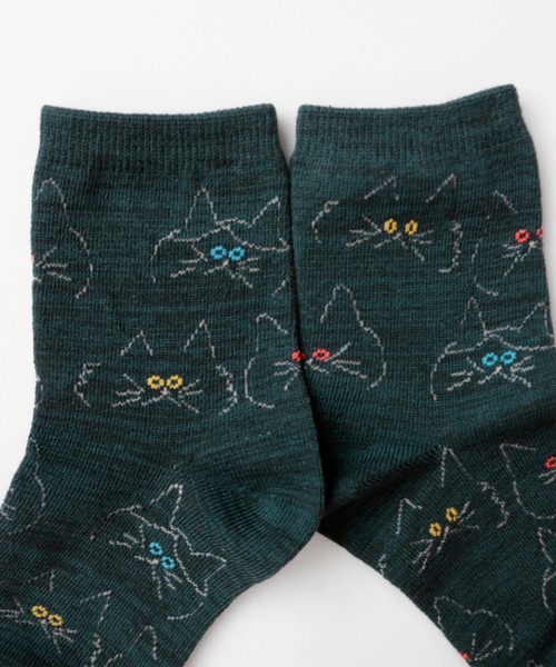 stample（スタンプル）の「クロネコだいすき　ショートソックス　【3足組】（ソックス/靴下・キッズ・A・S/M/L/LL）」の8枚目の写真