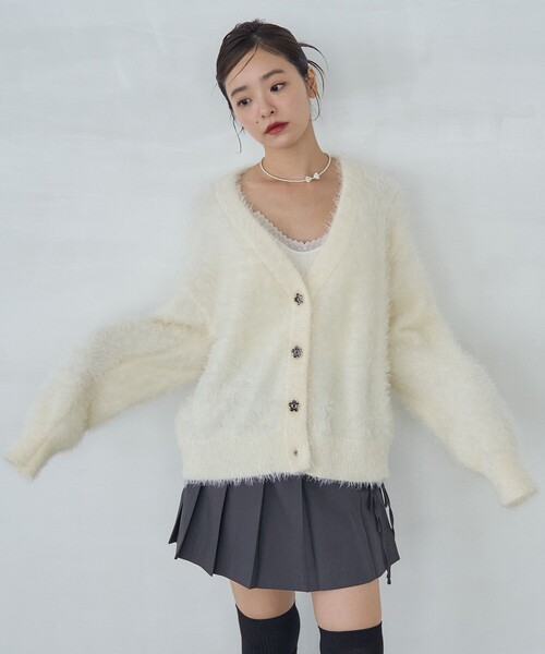 PUBLUX（パブリュクス）の「MARY QUANT × PUBLUX/マリークワント ショーツ付き リボン 巻きスカート　限定展開（スカート・レディース・グレー/ブラック・M/S）」の11枚目の写真