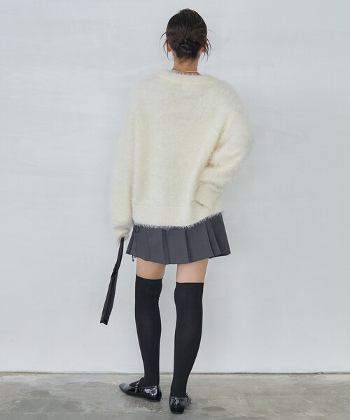 PUBLUX（パブリュクス）の「MARY QUANT × PUBLUX/マリークワント ショーツ付き リボン 巻きスカート　限定展開（スカート・レディース・グレー/ブラック・M/S）」の16枚目の写真