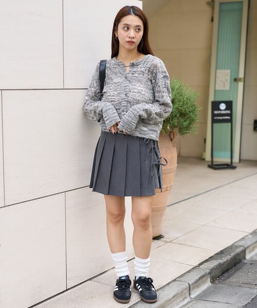 PUBLUX（パブリュクス）の「MARY QUANT × PUBLUX/マリークワント ショーツ付き リボン 巻きスカート　限定展開（スカート・レディース・グレー/ブラック・M/S）」の19枚目の写真