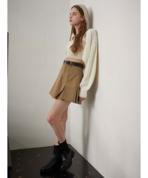 archives(アルシーヴ)の「ガラスフェザーニットボレロアンサンブル(カーディガン/ボレロ・レディース・ピンクベージュ/ブルーグレー/アイボリー・FREE)」の11枚目の写真
